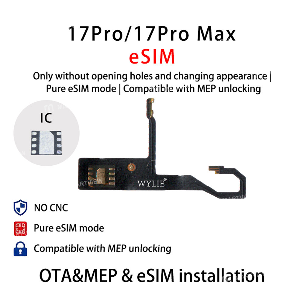 wylie esim-only-solution-no-cnc-maintains-original-body-for-us-version-iphone-17-pro-17pro-max-4