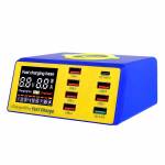 Mechanic iCharge 8 Pro 8-Port QC 3.0 Wireless Intelligent Fast Charging Station with LCD Display