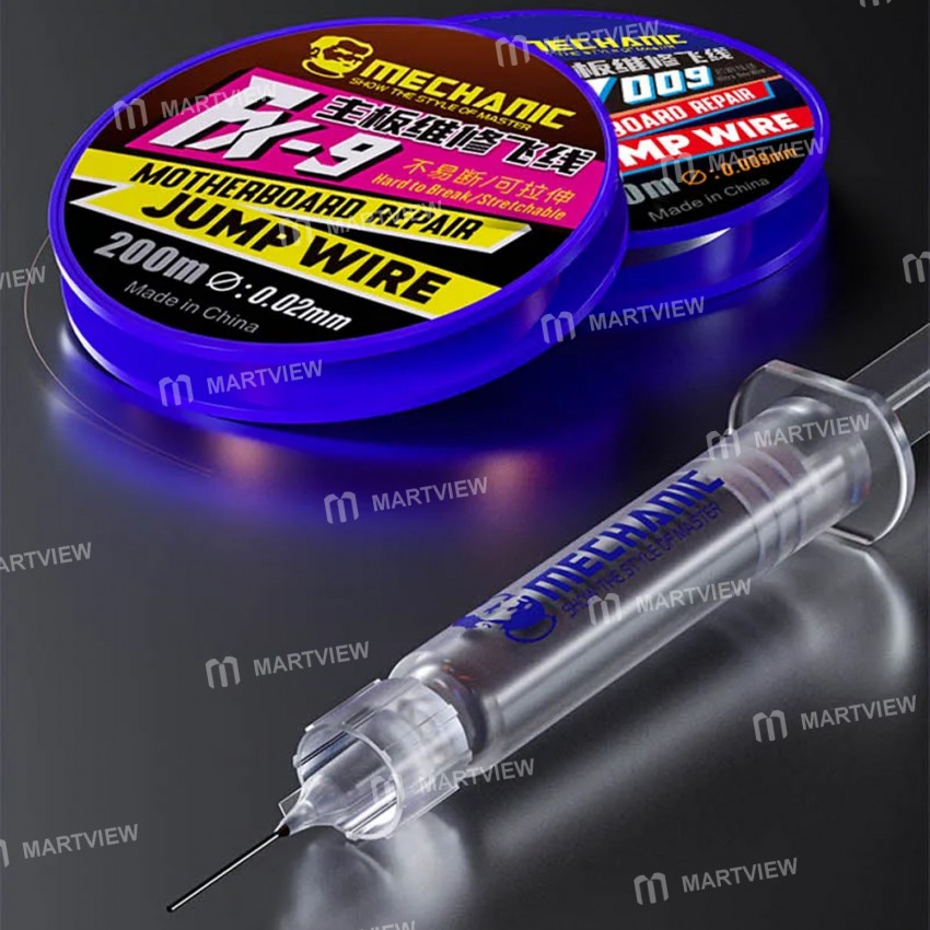 mechanic fx-9-fxv009-200m-non-magnetic-low-solder-resistance-motherboard-maintenance-jump-wire-9