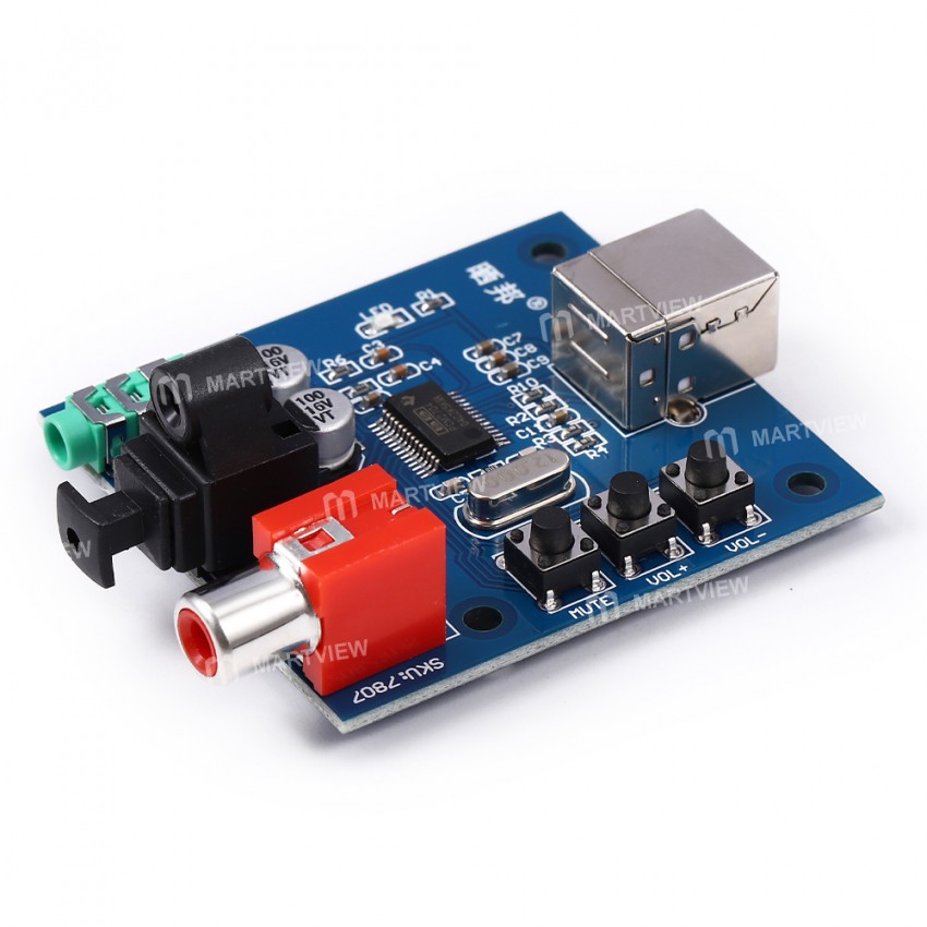 PCM2704 Analog Coaxial Output USB to S / PDIF HiFi DAC Audio Sound Card  Decoder Board without Driver - Martview