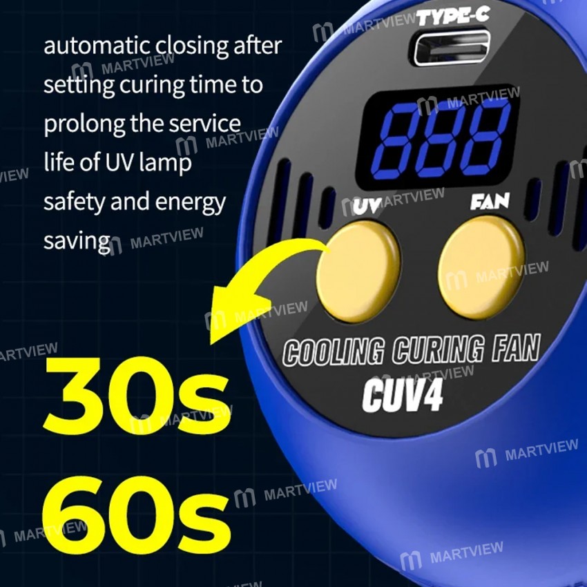 mechanic cuv-4-2-in-1-uv-curing-heat-dissipation-smoke-exhaust-fan-for-mobile-phone-pcb-repair-7