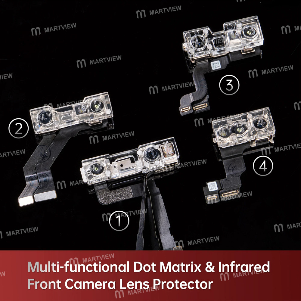 ycs my-iphone-front-camera-lens-dot-matrix-protector-cover-for-iphone-x-to-17pro-max-3