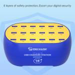 Mechanic iCharger 18 Multiport USB Desktop Fast Charger Station for iPhone/Android Phone