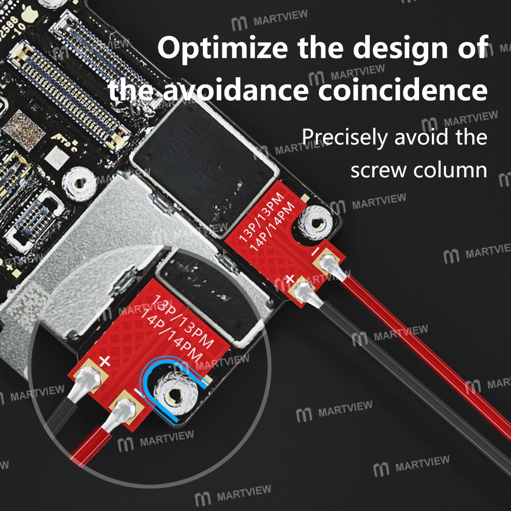 maant m082-motherboard-pcb-hard-buckle-battery-power-socket-for-iphone-6-to-16pro-max-4