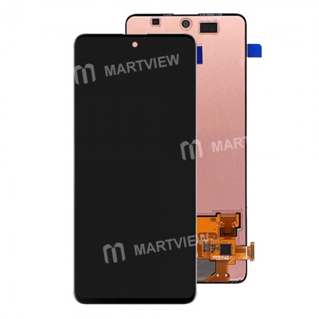 OLED LCD Display Touch Screen Digitizer Assembly Replacement for Samsung Galaxy A51 - Black