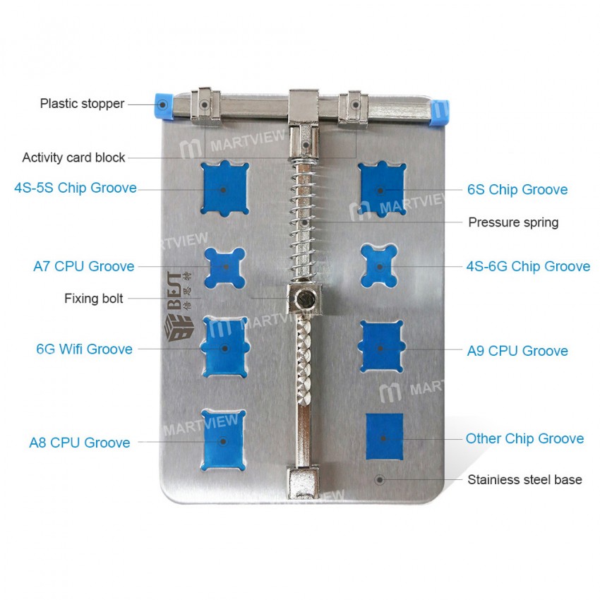 bst 001d-universal-pcb-holder-fixture-with-ic-groove-for-phone-motherboard-ic-chip-repair-3