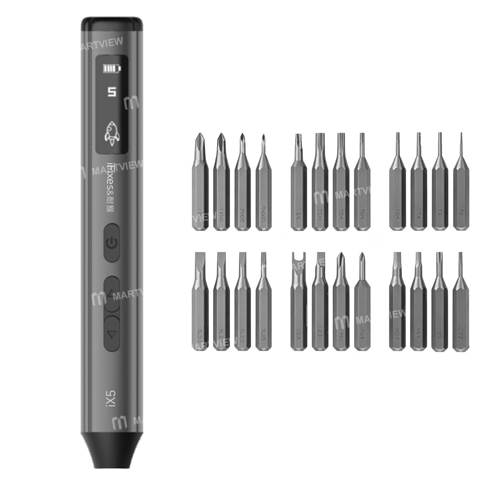 ifixes ix5-adjustable-torque-electric-screwdriver-with-24pcs-s2-bits-support-iphone-17-series-1