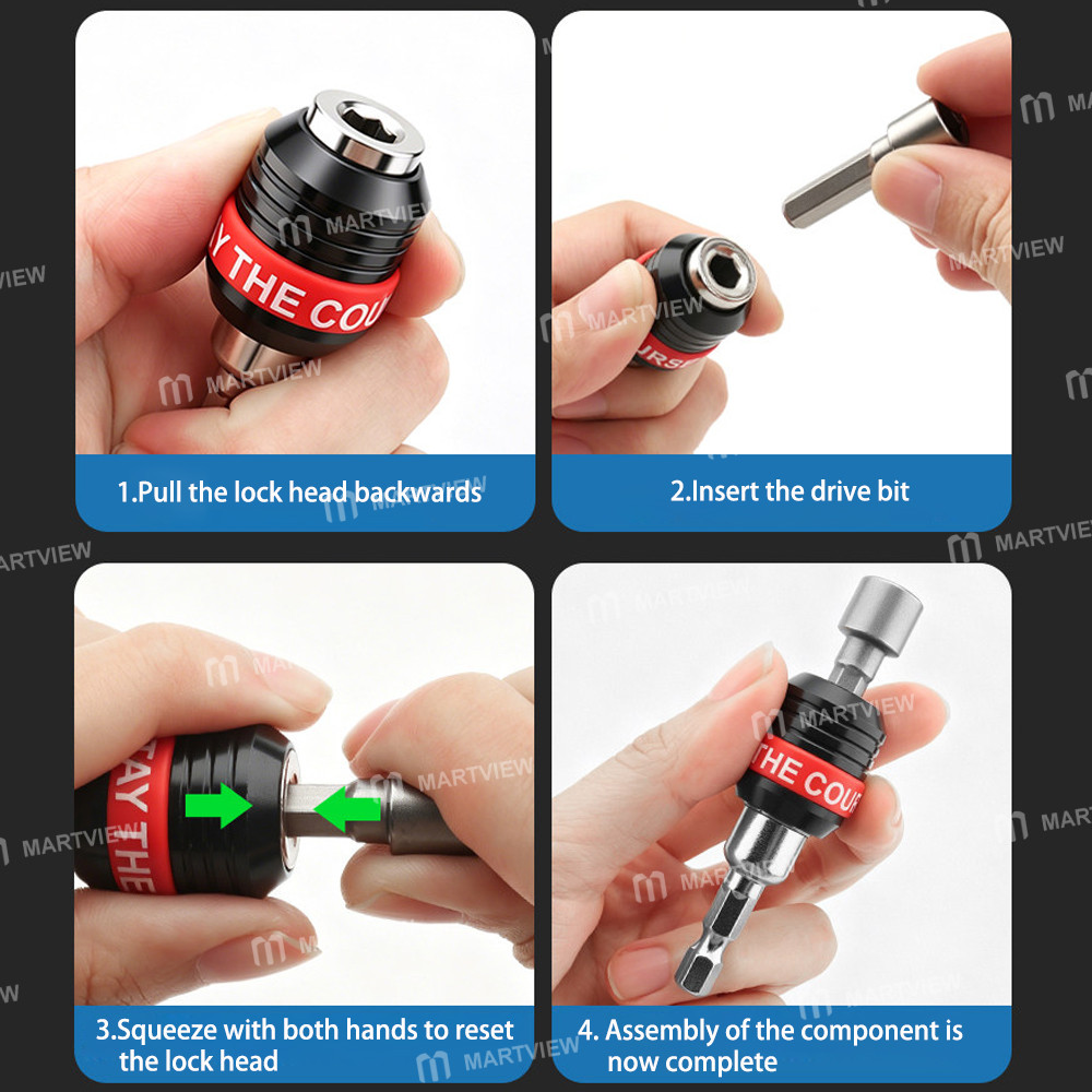 635mm hexagonal-conversion-self-locking-screwdriver-extension-bar-with-screwdriver-socket-set-9