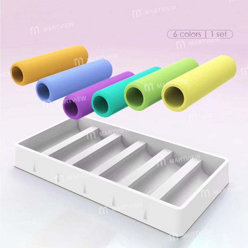 Mijing 6-in-1 Anti Skid Insulation Classification Knife Handle Protective Sleeve Set