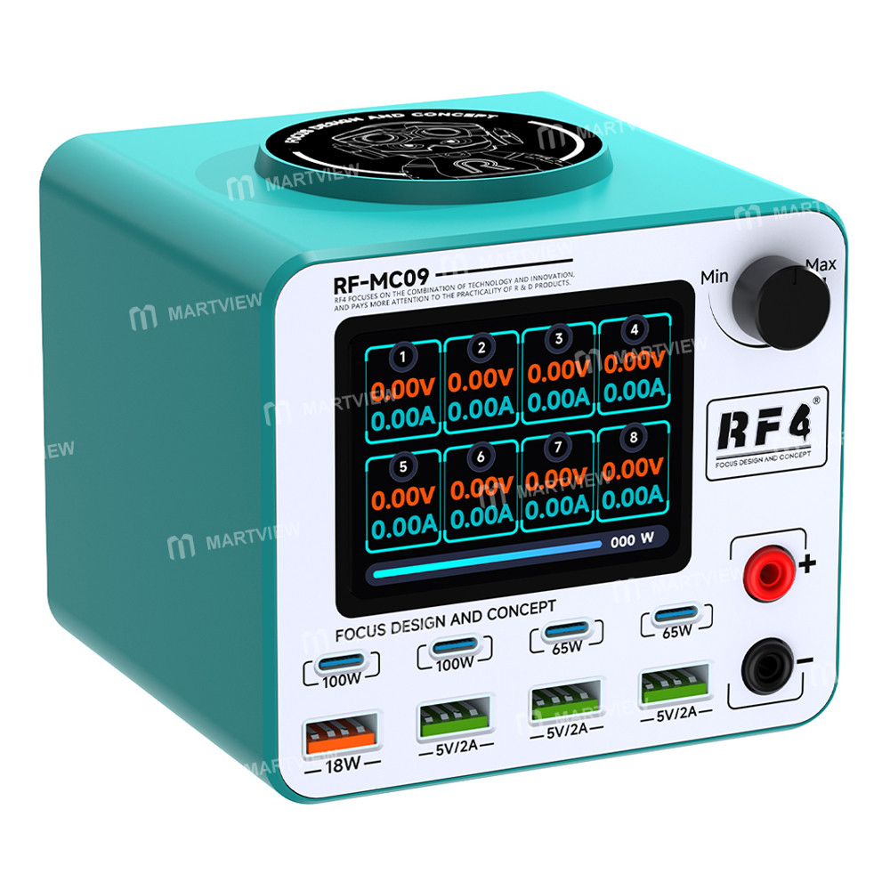 rf4 rf-mc09-desktop-multi-port-dc-power-supply-station-supports-qc5-pd30-wireless-charging-2