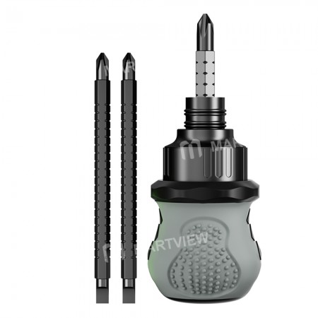 Luxianzi 2-in1 Mini Telescopic Combination Multi-function Strong Magnetic Ratchet Screwdriver