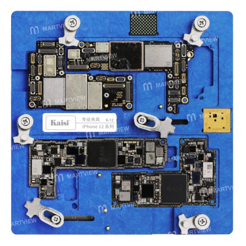 Kaisi K-12 PCB Mainboard Fixture Holder Soldering Maintenance Platform for iPhone 12 mini / 12 Pro