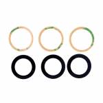 Replacement rear back camera cover holder with lens for samsung galaxy s21 violet