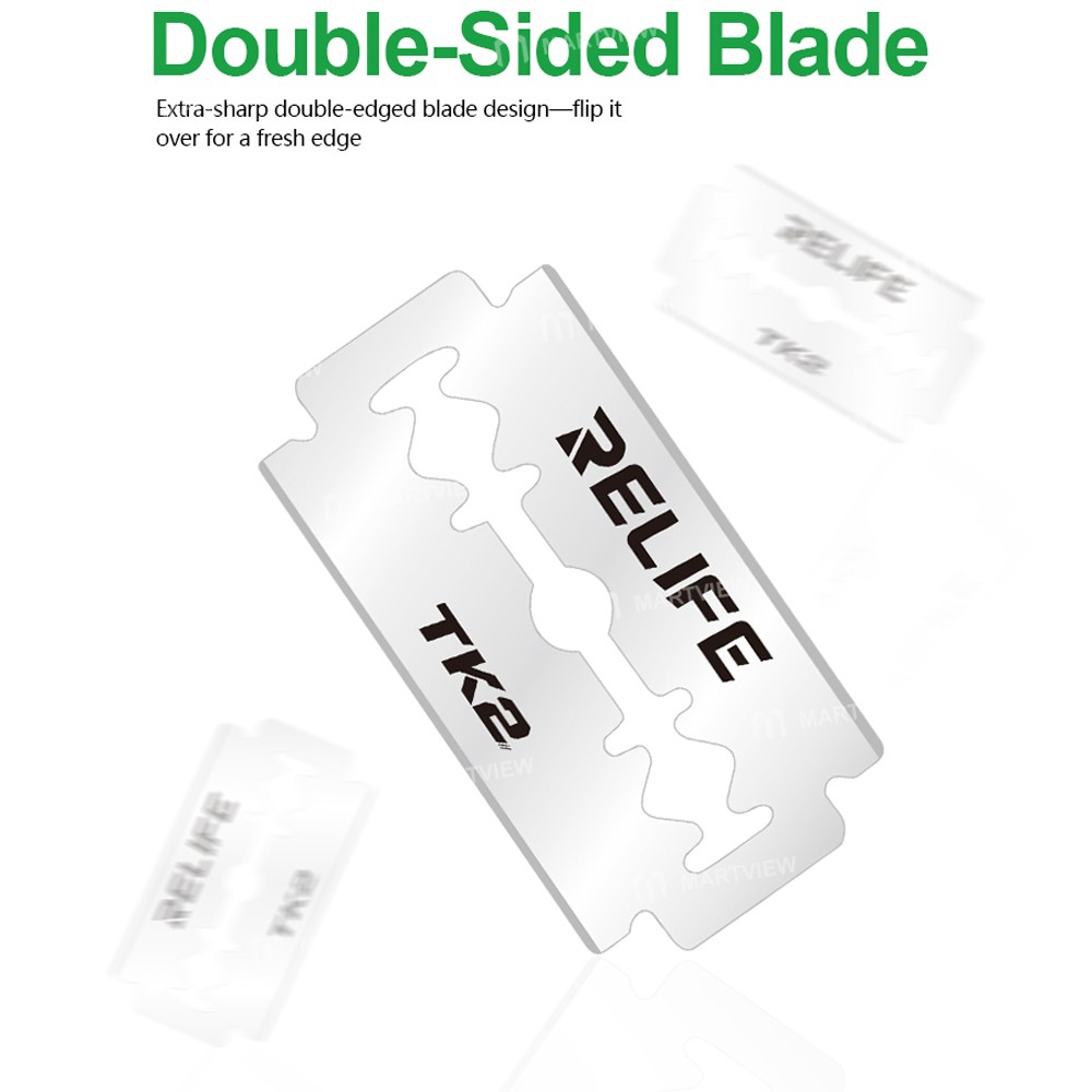 relife tk2-stainless-steel-double-sided-blades-for-screen-separation-adhesive-removal-cutting-9