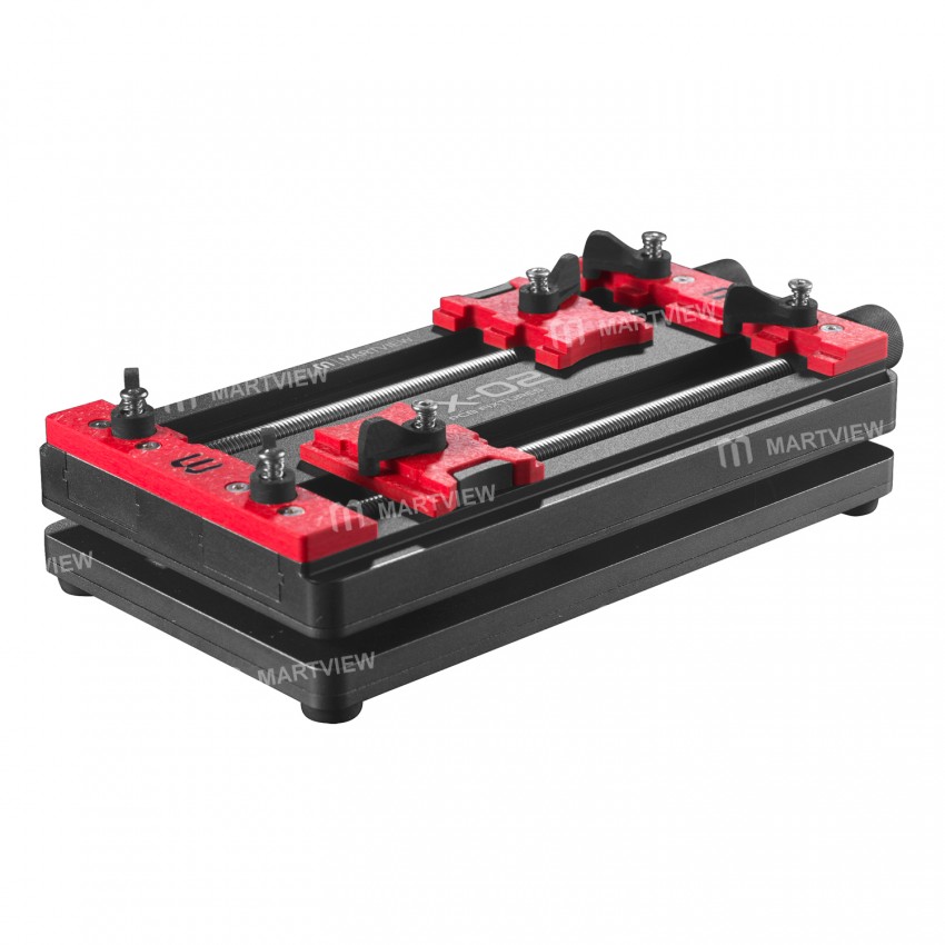 Martview FX-02 Full 360° Rotation Multifunctional Dual Bearing Universal PCB Fixture with Press Buck