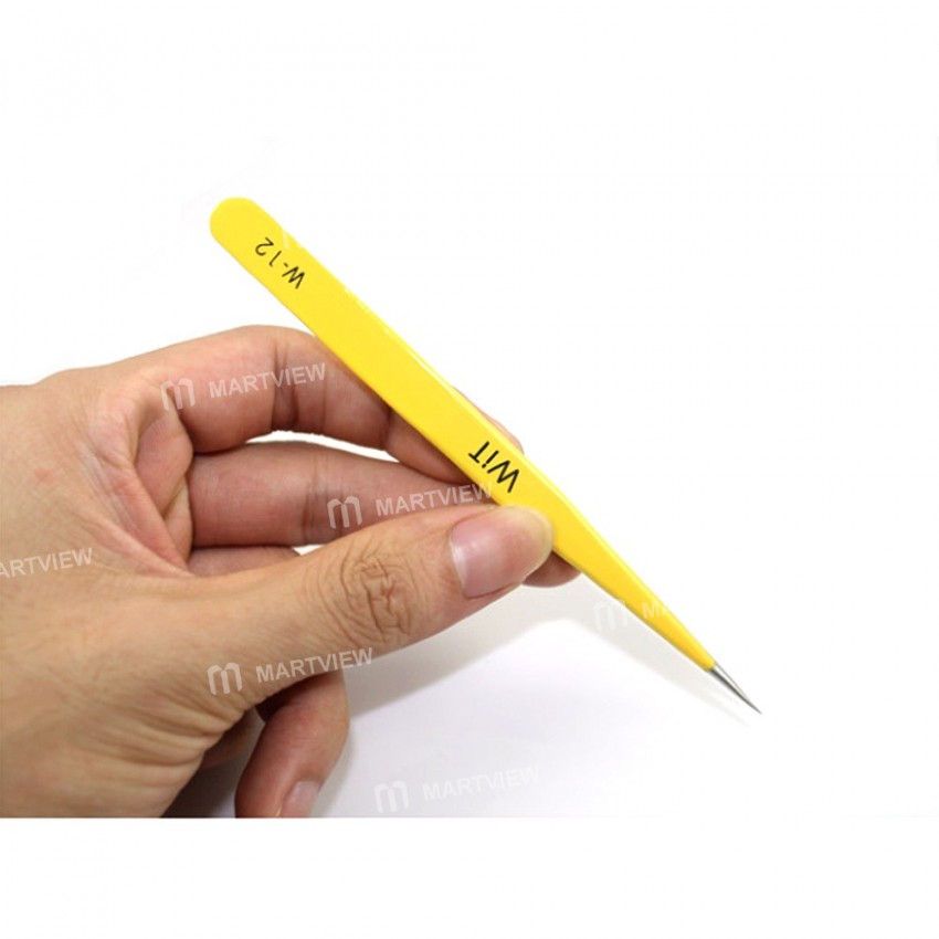 Anti-static Precision Stainless Steel Tweezer Tool for iPhone / iPad / Samsung / XiaoMi