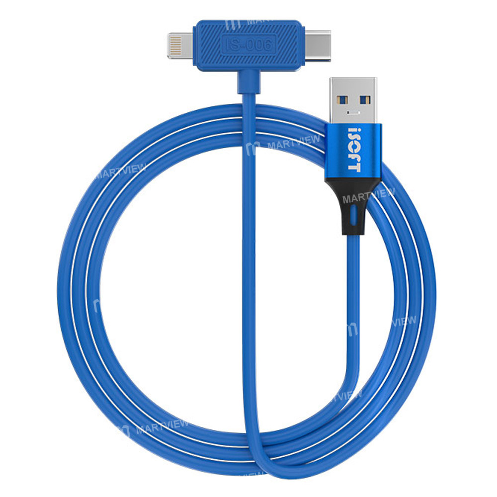 isoft is-006-dual-interface-data-recovery-cable-for-iphone-17-series-ipad-flashing-data-transmission