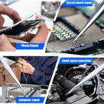 Aixun 0.1mm / 0.15mm Alloy Steel Precision Flying Wire Repair Tweezer