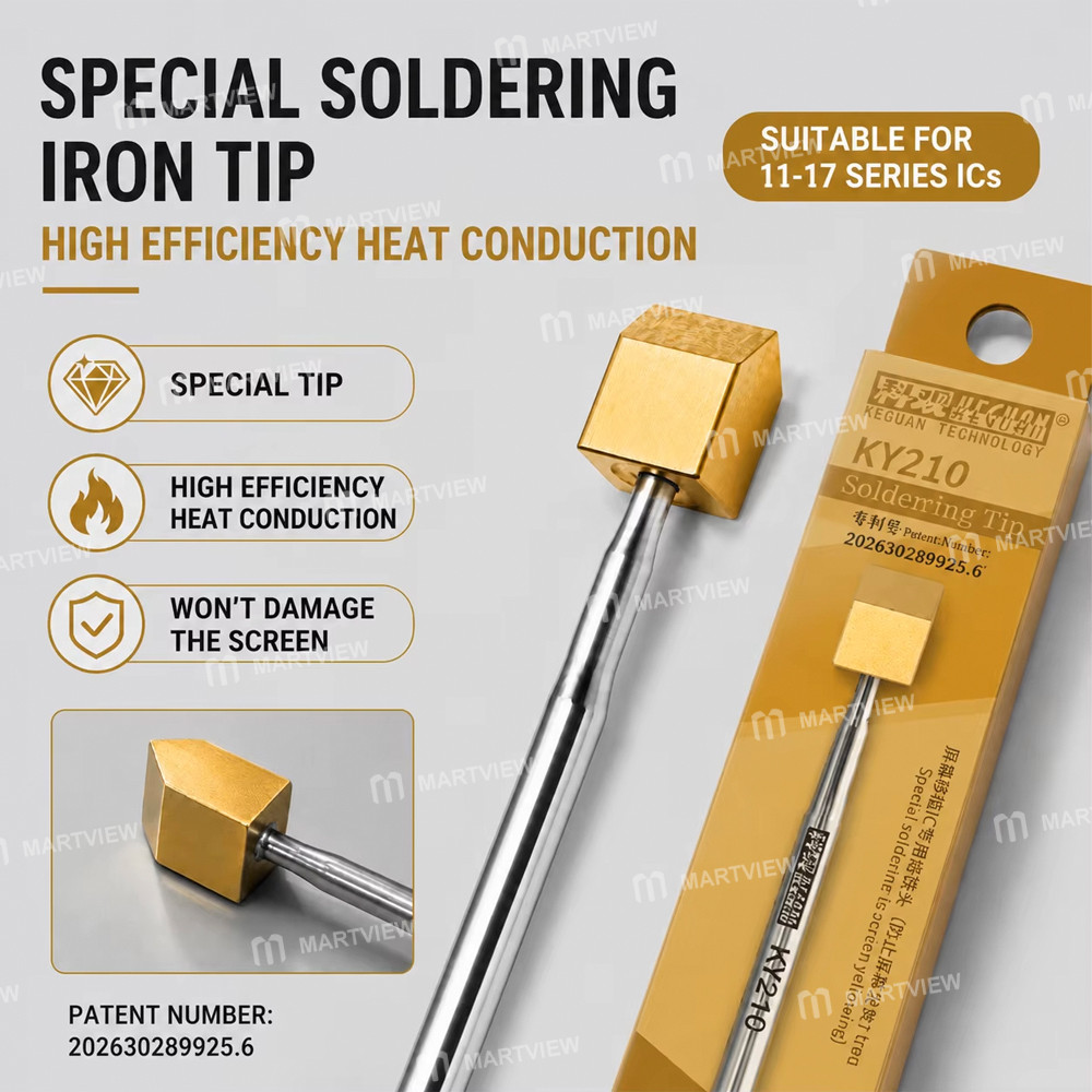 keguan ky210-soldering-iron-tip-specialized-for-screen-ic-transplant-compatible-with-iphone-11-17pm-