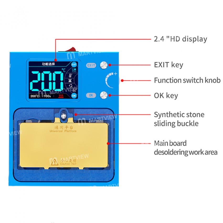 Aixun iHeater Pro Intelligent Heating Desoldering Station for iPhone X to 13Pro Max
