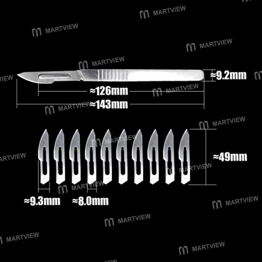 Super-Hard Stainless Steel Surgical Blades Cutter Knife