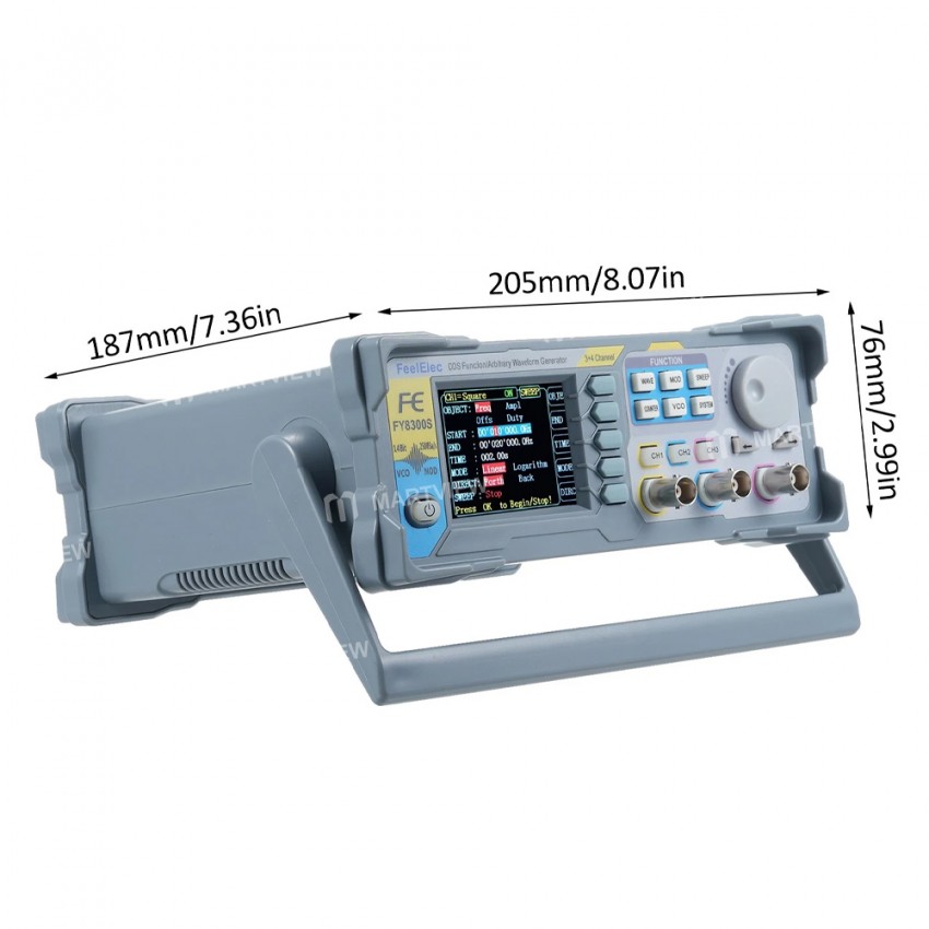 feelelec fy8300s-20m-20mhz-3-channel-arbitrary-waveform-signal-generator-with-ttl-level-vco-6