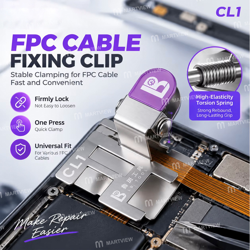 lb tool-cl1-fpc-cable-fixing-clip-for-fpc-cable-pcb-soldering-repair--2pcs-8