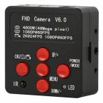 48MP 2K 1080P HDMI USB FHD Industrial Digital Microscope Camera Support TF Card Storage