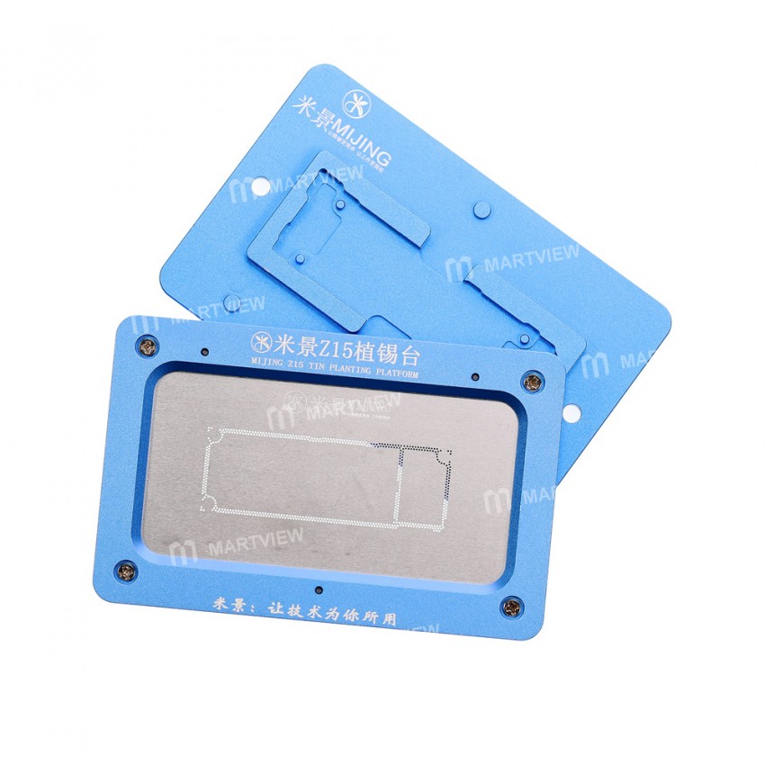 MiJing Z15 BGA Reballing Stencil Platform Jig Fixture Holder for iPhone 11