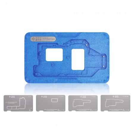 XZZ TR17 4-in-1 Middle Layer BGA Reballing Stencil Platform for iPhone 17 / 17 Pro / 17Pro Max / 17 Air