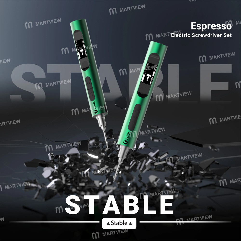 2uul sd11-espresso-electric-screwdriver-with-4pcs-s2-bits-for-mobile-phone-repair-2