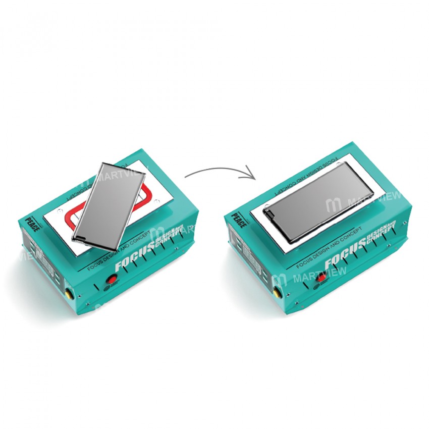 RF4 7-inch Phone LCD Touch Screen Separator Machine Build-in Vacuum Pump for iPhone/Samsung/Huawei