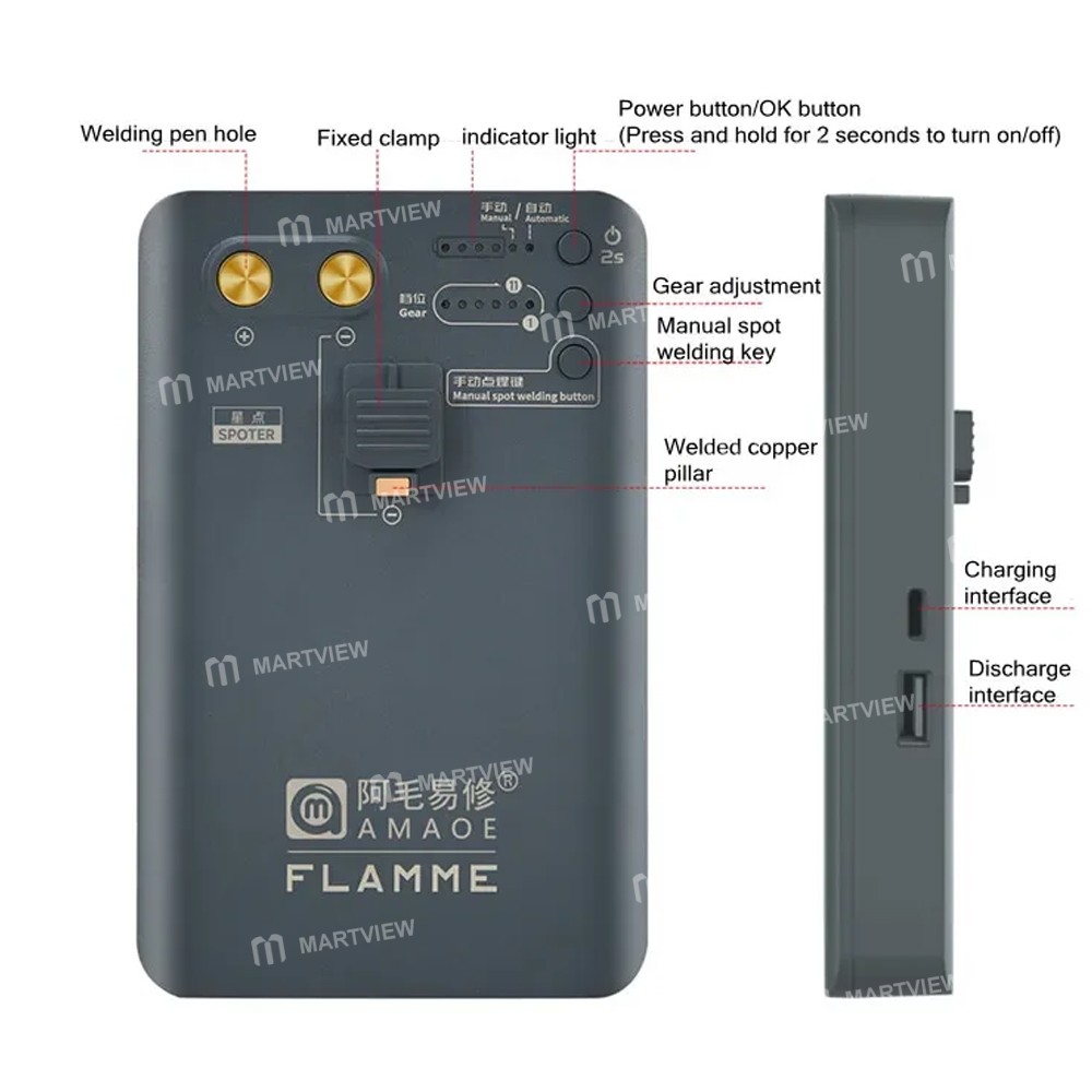 amaoe star-point-spoter-spoter-pro-double-pulse-portable-battery-nickel-sheet-spot-welding-machine-1