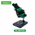 Relife RL-M3T 0.7-4.5X Trinocular HD Stereo Microscope - Green