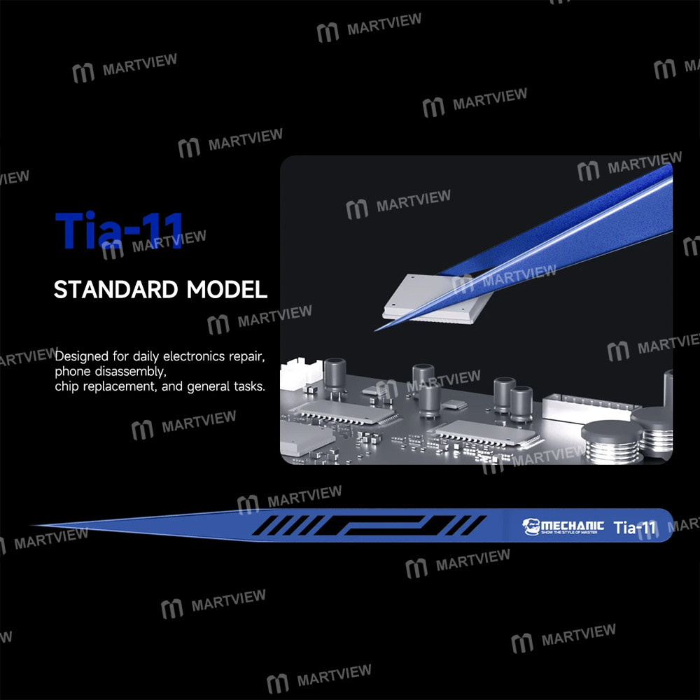 mechanic t3d-11-tia-11-tia-16-motherboard-flying-wire-titanium-alloy-tweezers-7