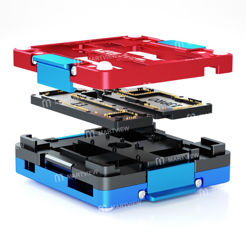 MaAnt FIX-13 4-in-1 Motherboard Layered Test Fixture for iPhone 13 / 13 Mini / 13 Pro / 13 Pro Max