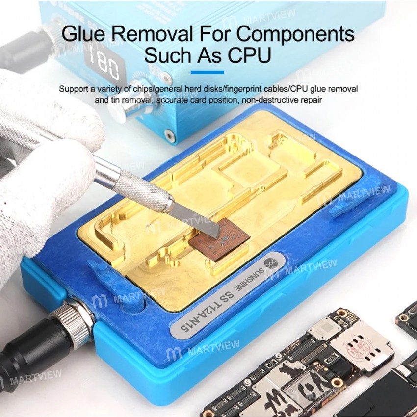 sunshine t12a-n15-4-in-1-motherboard-heating-platform-module-for-iphone-15-series-5