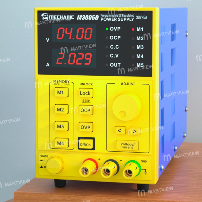 Mechanic M3005D 30V / 5A Multifunctional Programmable DC Stabilized Power Supply