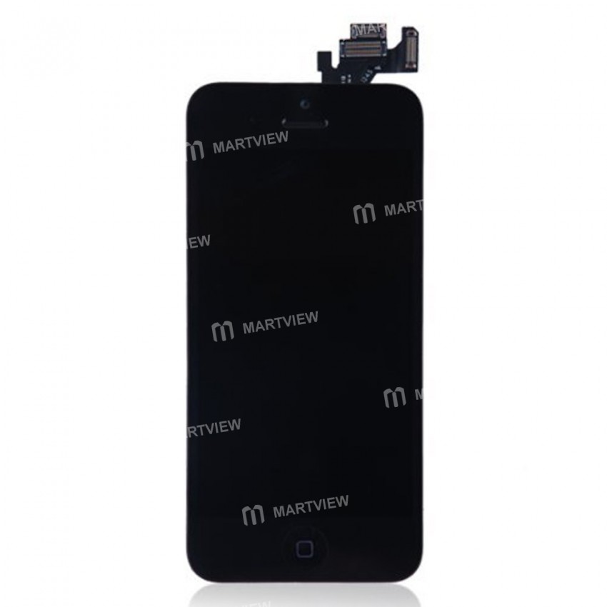 Replacement OEM iPhone 5 LCD with spareparts home button earphone camera etc bl ack