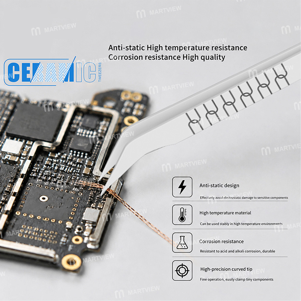 mijing tcn-series-anti-static-non-magnetic-precision-ceramic-tweezers-for-pcb-repair-7