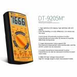 BEST DT9205M+ Professional Digital LCD Multimeter with Data Hold