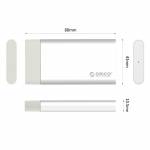Orico MSG-U3 Type-A USB3.0 5Gbps High-Speed Aluminum mSATA SSD Enclosure