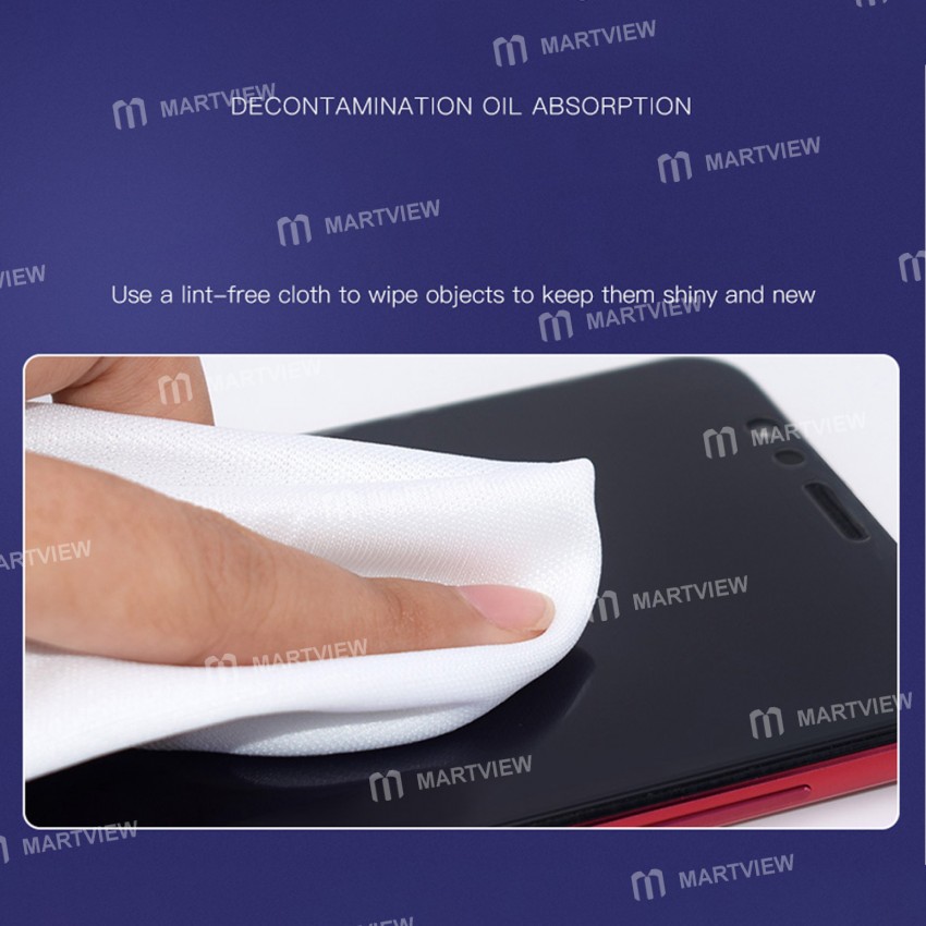 PPD 4-inch 10x10cm Anti-static Dust-free Cleaning Cloth for UV Printer Phone Camera PC Screen