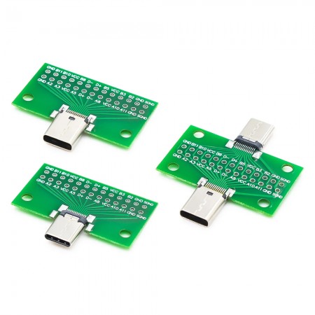 Type-C 24Pin Male and Female Double-sided Test Board