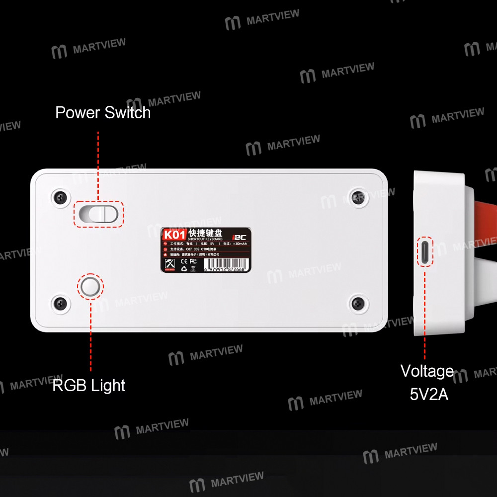 i2c k01-function-switch-keyboard-for-c09-c10-waveform-multimeters-function-switching-14