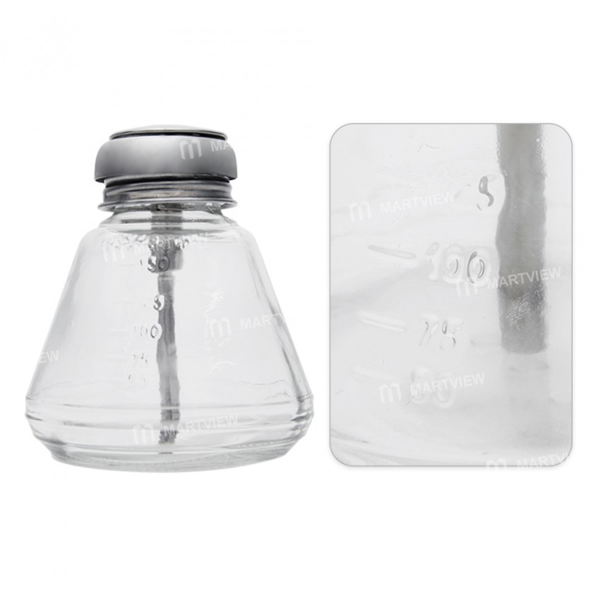 Kaisi DKT-18A 180mL Press-type Anti-corrosion Anti-static Copper Core Glass Alcohol Bottle
