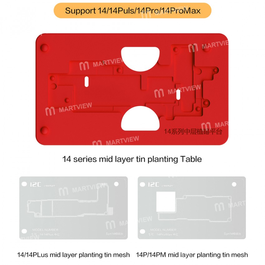 i2c syn14-18-in-1-universal-silicone-middle-layer-tin-planting-platform-8