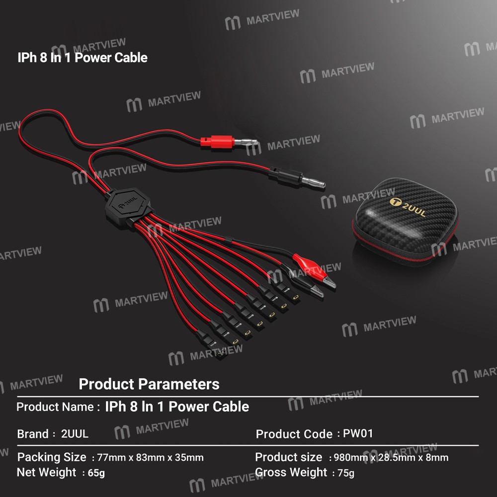 2uul pw01-8-in-1-ultra-soft-power-cable-for-iphone-7g-to-16pro-max-10