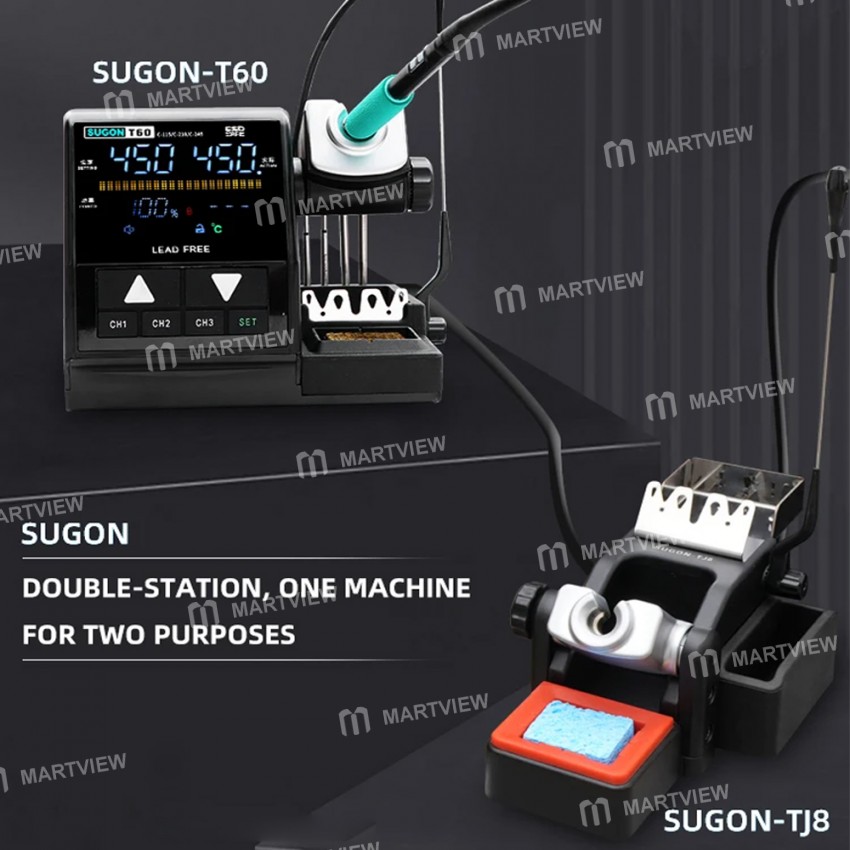 sugon t60-tj8-double-station-soldering-station-compatible-with-115-210-245-470-handle-9
