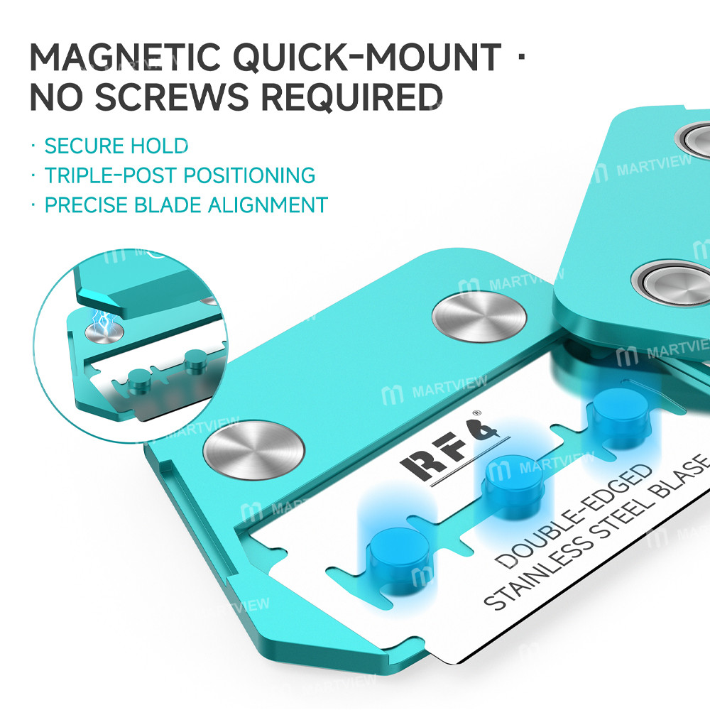 rf4 rf-da13-magnetic-sliding-blade-holder-with-5pcs-high-hardness-double-edged-blades-4